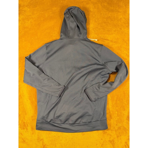 Under Armour Mens ColdGear Loose Fit Hoodie Charcoal Grey Large Pullover Fleece - Picture 6 of 10